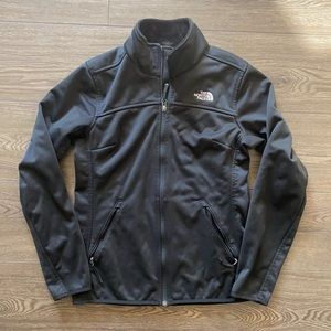North Face Black Zip Up